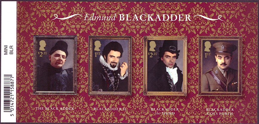 (image for) MS5029 2023 Blackadder barcoded miniature sheet - Click Image to Close